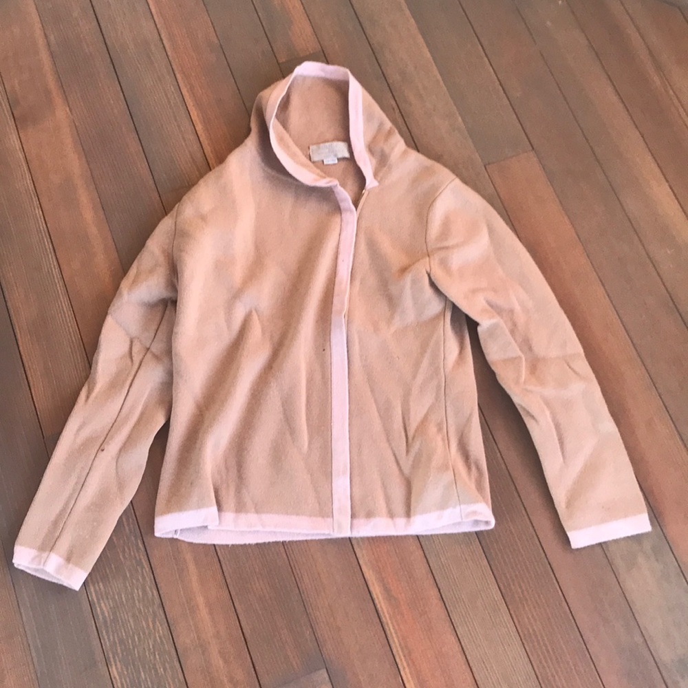 Barneys New York 100% Cashmere Zip up Hoodie